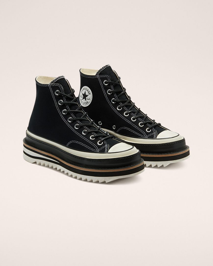 Pánské Boty Vysoké Converse Chuck 70 Trek Černé | CZ AUS3169